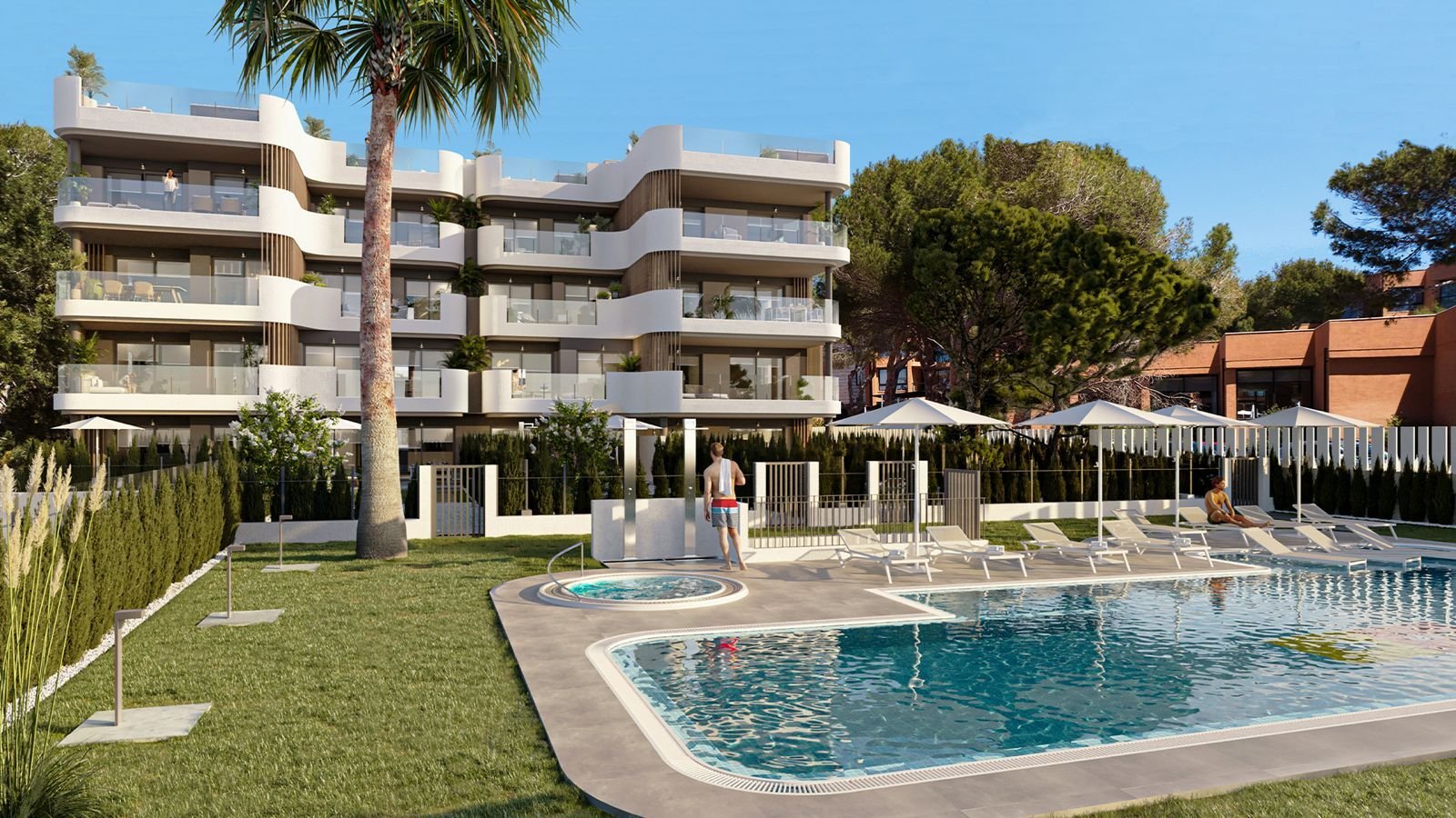 Cala Lliteres: Neubau-Apartments in Cala Lliteres – 250 m zum Meer in idyllischer Lage 