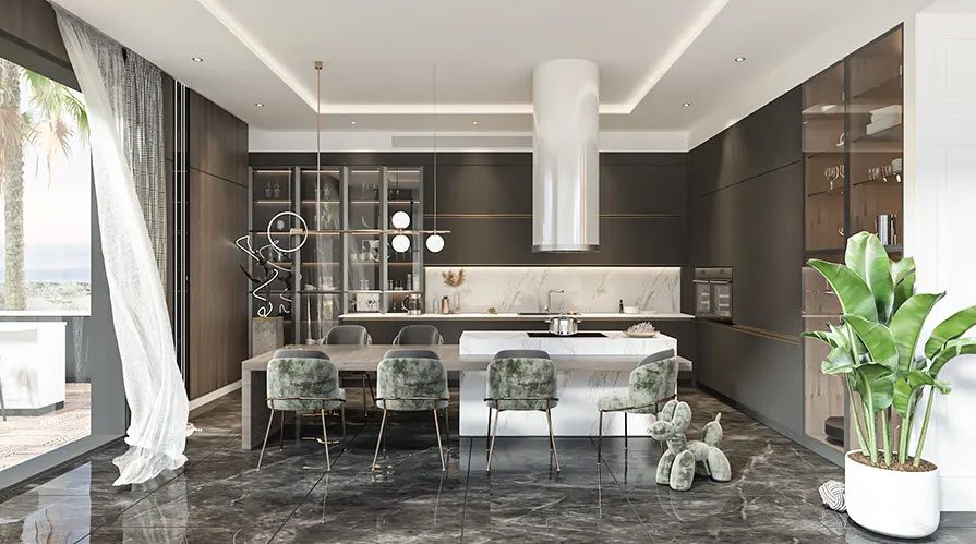 Luxury 5+1 villa on the seafront 