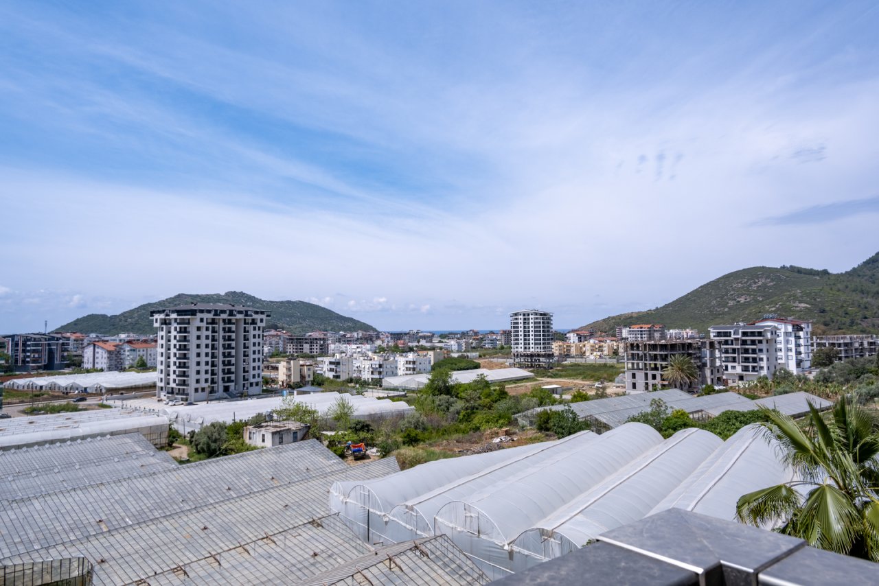 Blick vom Balkon